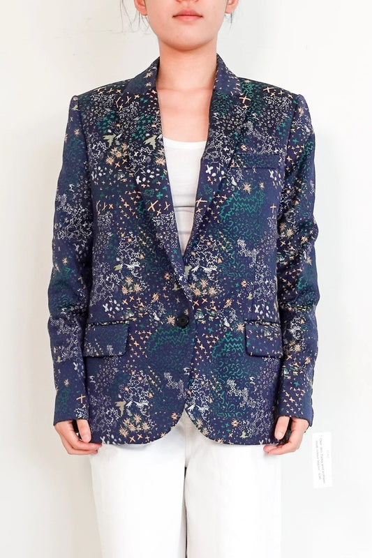 Viking jacquard blazer