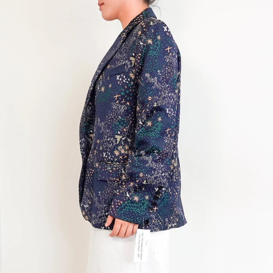 Viking jacquard blazer