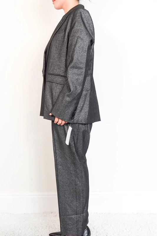 grey evening suit