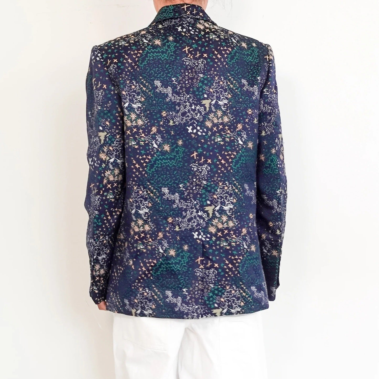 Viking jacquard blazer